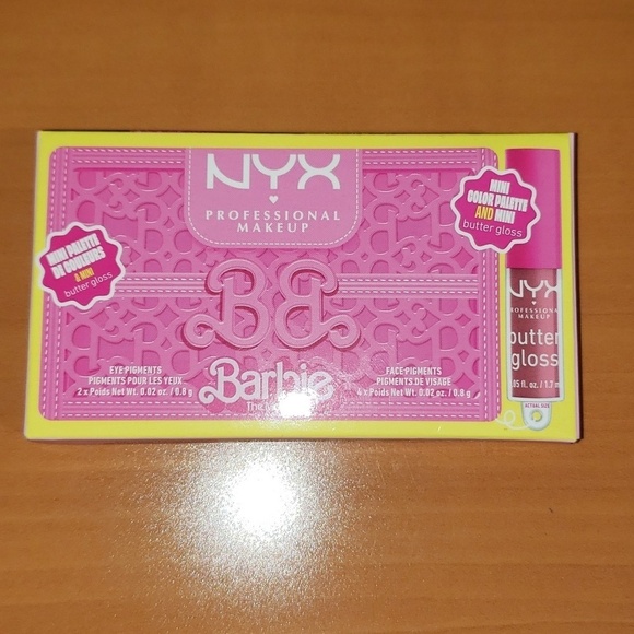 NYX Other - NWT- Barbie Mini Pallette w Butter Gloss- Its a Barbie Party